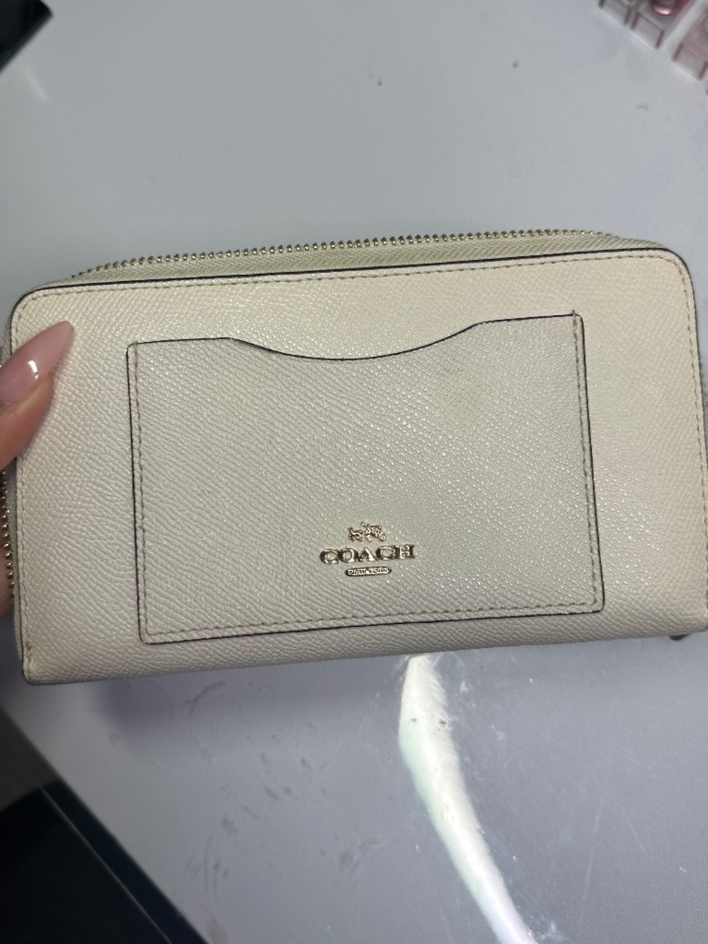 Coach Large Accordion Zip Wallet